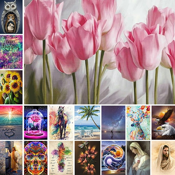 5D DIY Full Drill Diamond Painting Embroidery Cross Stitch Kits Festival Art